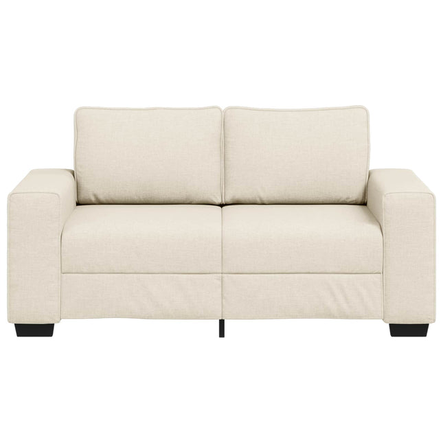 2-sits soffa Beige 160 cm Linnenblandad tyg