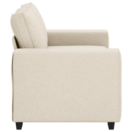 2-sits soffa Beige 160 cm Linnenblandad tyg