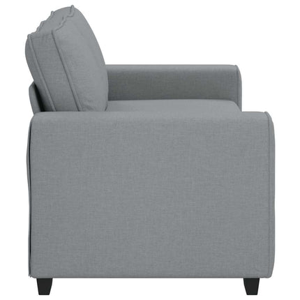 2-sitssoffa ljusgrå 180x77x82 cm tyg