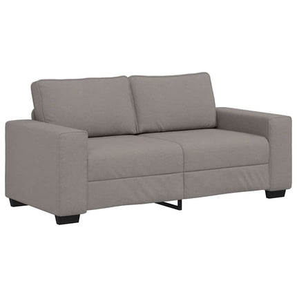 2-sitssoffa taupe 180x77x82 cm tyg