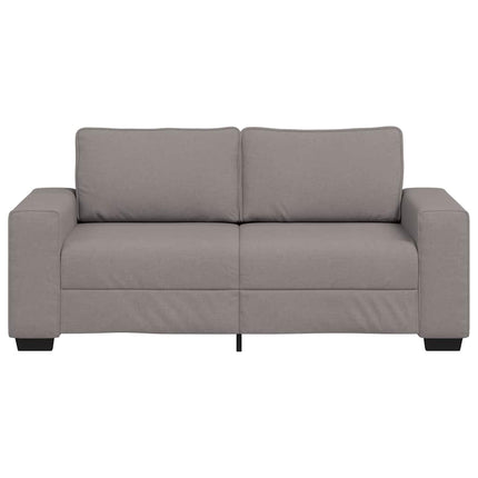 2-sitssoffa taupe 180x77x82 cm tyg