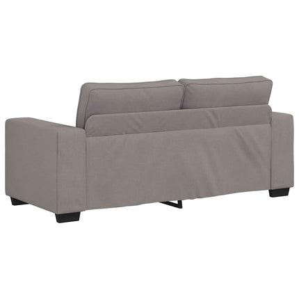 2-sitssoffa taupe 180x77x82 cm tyg