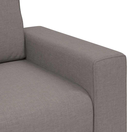 2-sitssoffa taupe 180x77x82 cm tyg