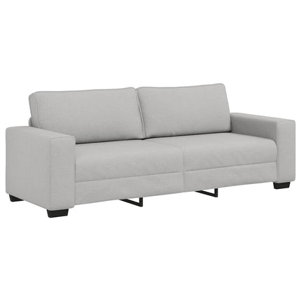 3-sitssoffa molngrå 220x77x82 cm tyg