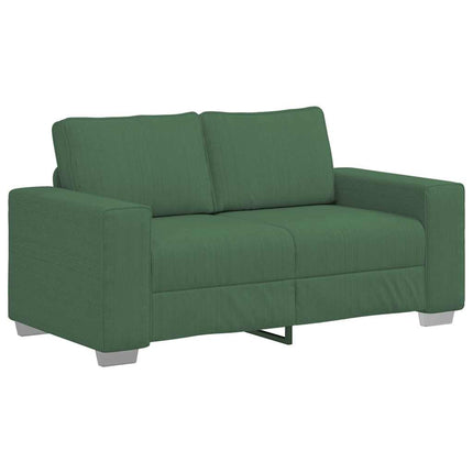 Loveseat soffa mörkgrön 160x77x82 cm manchestertyg