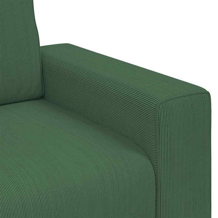 Loveseat soffa mörkgrön 160x77x82 cm manchestertyg