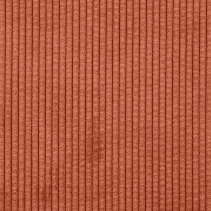Tvåsitssoffa röd orange 180x77x82 cm manchestertyg