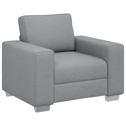 Soffstol Ljusgrå 100 cm tyg