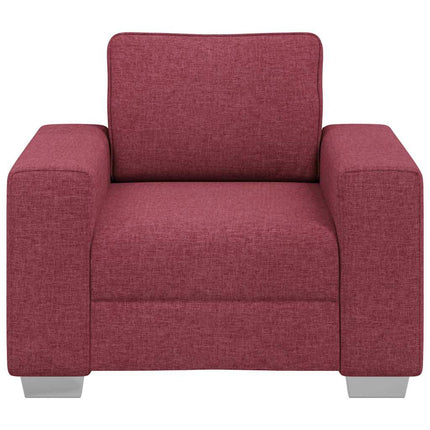 Soffstol Vinröd 100 cm tyg