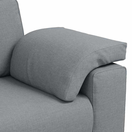 Tvåsitssoffa Ljusgrå 160 cm tyg