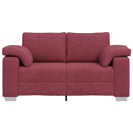 Tvåsitssoffa Vinröd 160 cm tyg