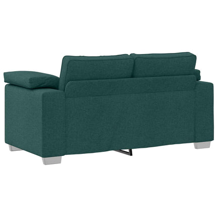 Tvåsitssoffa Mörkgrön 160 cm tyg