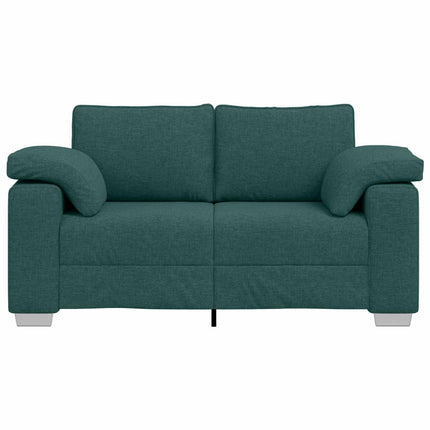 Tvåsitssoffa Mörkgrön 160 cm tyg