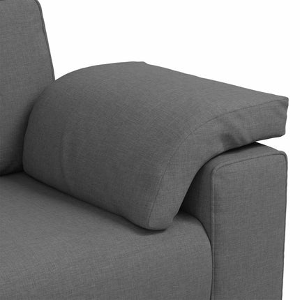 Tvåsitssoffa Mörkgrå 180 cm tyg