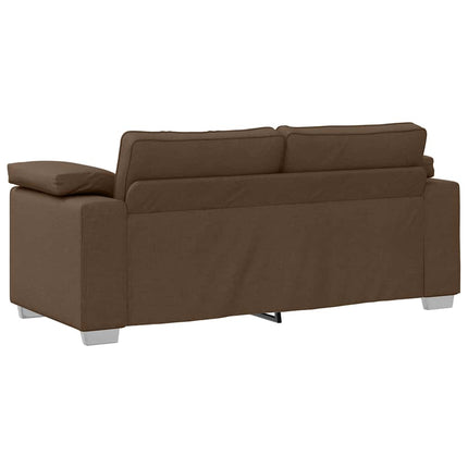 Tvåsitssoffa Brun 180 cm tyg