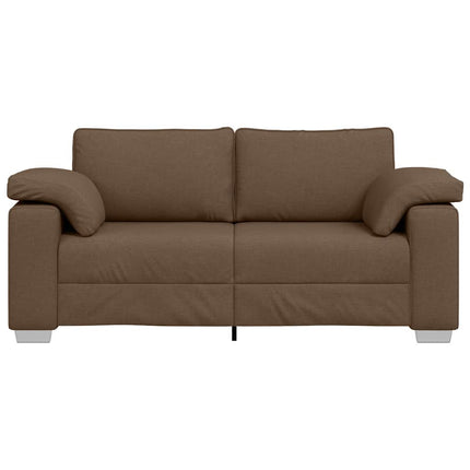 Tvåsitssoffa Brun 180 cm tyg