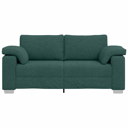 Tvåsitssoffa Mörkgrön 180 cm tyg