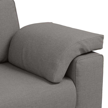Tvåsitssoffa Taupe 180 cm tyg