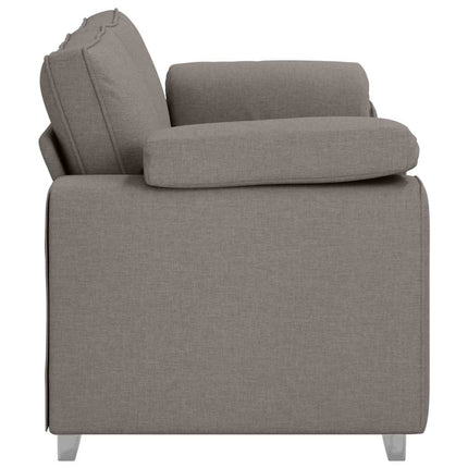 Tvåsitssoffa Taupe 180 cm tyg