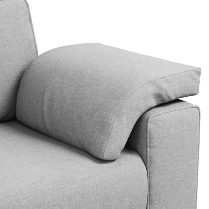 Tvåsitssoffa Moln Grå 180 cm tyg