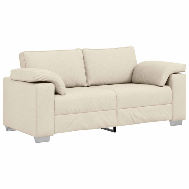 2-sits soffa Beige 180 cm Linnenblandad tyg