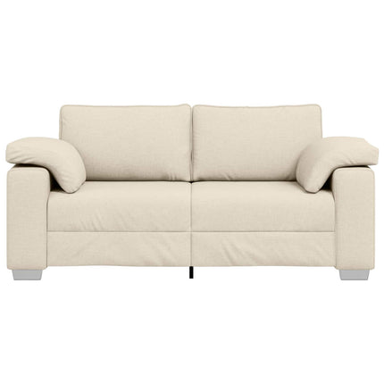 2-sits soffa Beige 180 cm Linnenblandad tyg