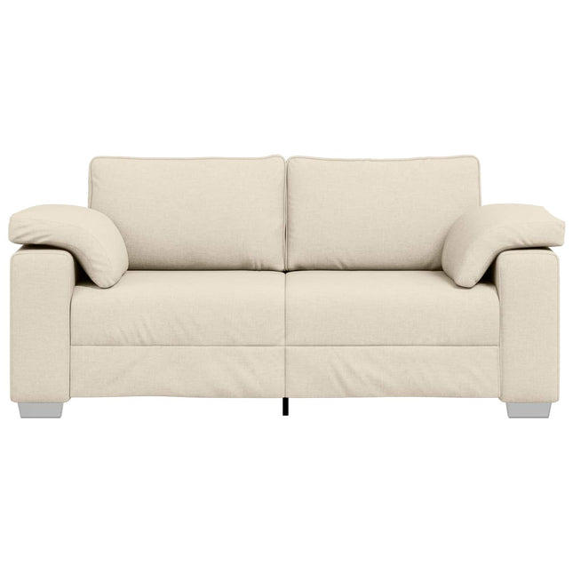 2-sits soffa Beige 180 cm Linnenblandad tyg