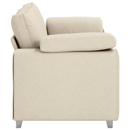 2-sits soffa Beige 180 cm Linnenblandad tyg