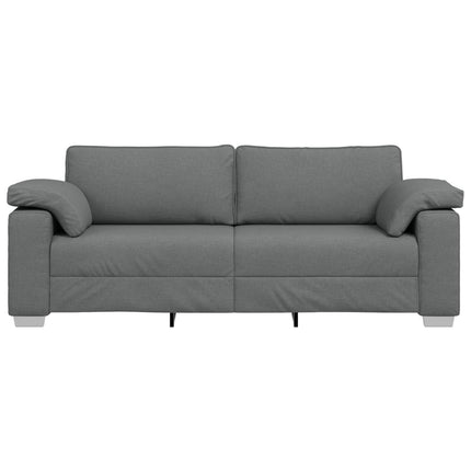 3-Sits soffa Mörkgrå 220 cm tyg