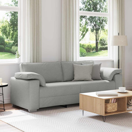 3-Sits soffa Moln Grå 220 cm tyg