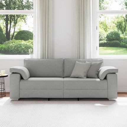 3-Sits soffa Moln Grå 220 cm tyg