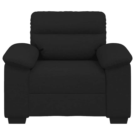 Soffstol svart 100x81x84 cm tyg