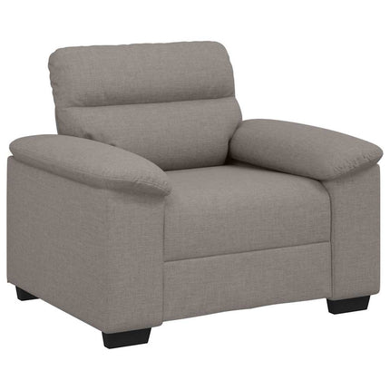 Soffstol taupe 100x81x84 cm tyg