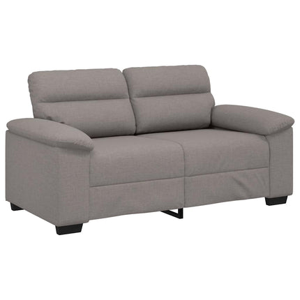 2-sitssoffa taupe 160x81x84 cm tyg