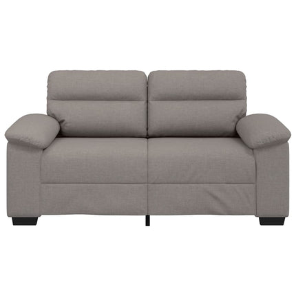 2-sitssoffa taupe 160x81x84 cm tyg
