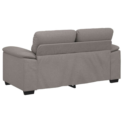 2-sitssoffa taupe 160x81x84 cm tyg