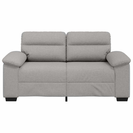 2-sitssoffa molngrå 160x81x84 cm tyg