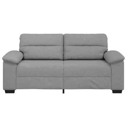 2-sitssoffa ljusgrå 180x81x84 cm tyg