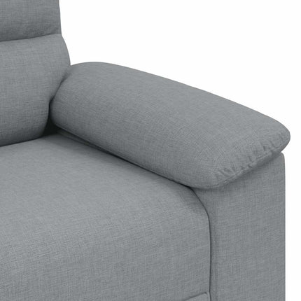 2-sitssoffa ljusgrå 180x81x84 cm tyg