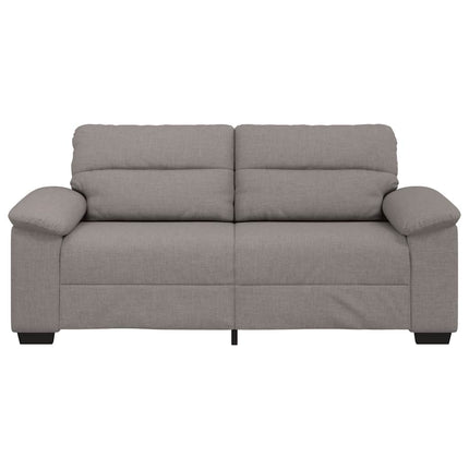 2-sitssoffa taupe 180x81x84 cm tyg