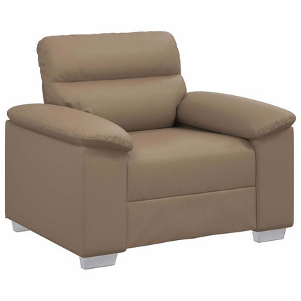 Soffstol cappuccino 100x81x84 cm konstläder