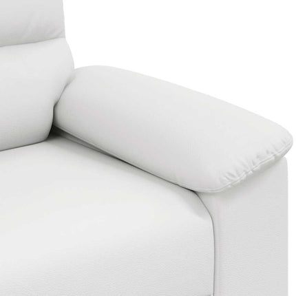 Soffa vit 100x81x84 cm konstläder