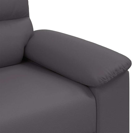 2-sitssoffa grå 160x81x84 cm konstläder