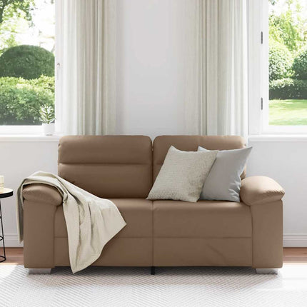 2-sitssoffa cappuccino 160x81x84 cm konstläder