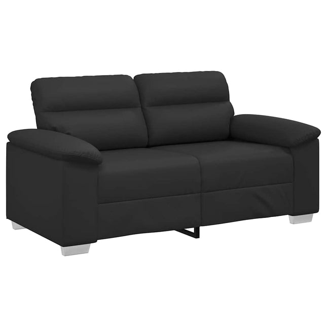 2-sitssoffa svart 160x81x84 cm konstläder