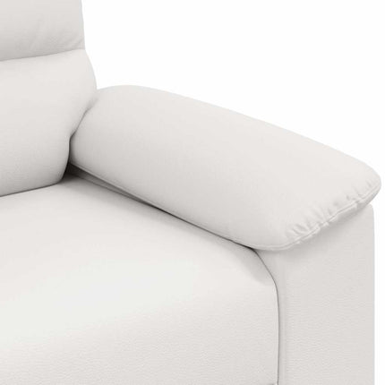 2-sitssoffa vit 160x81x84 cm konstläder