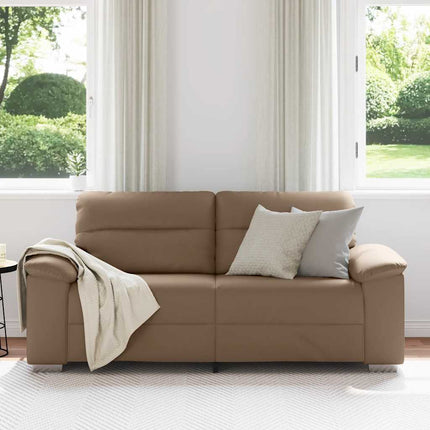 2-sitssoffa cappuccino 180x81x84 cm konstläder