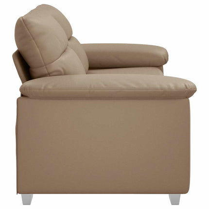 2-sitssoffa cappuccino 180x81x84 cm konstläder