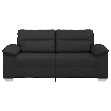 2-sitssoffa svart 180x81x84 cm konstläder