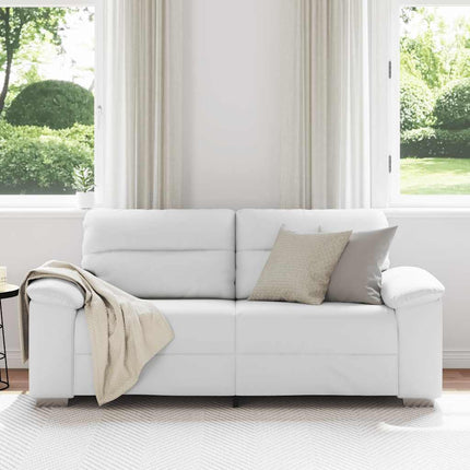 2-sitssoffa vit 180x81x84 cm konstläder